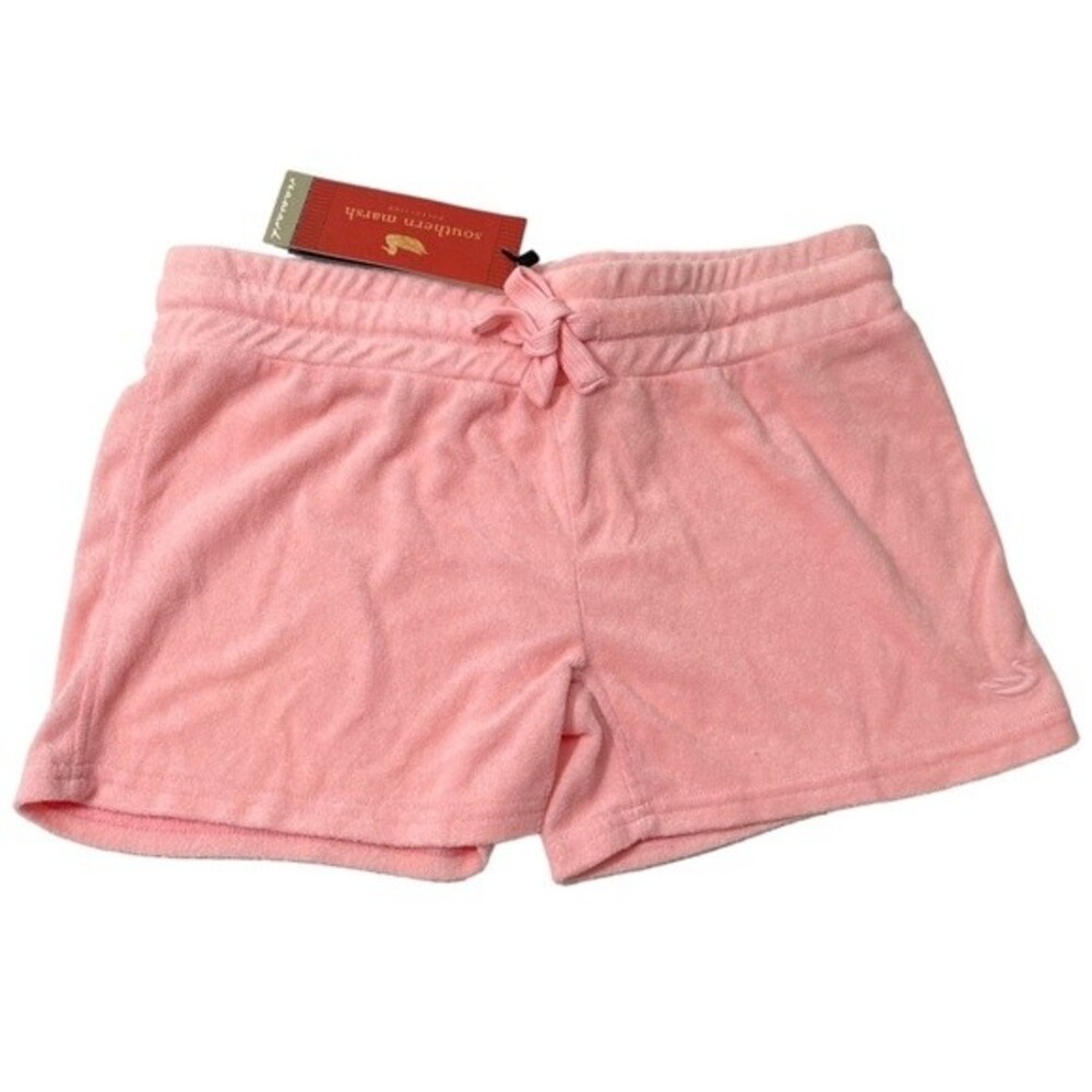NWT Southern Marsh Girls Youth Seawash Cabana Shorts Size XL Camellia Pink‎